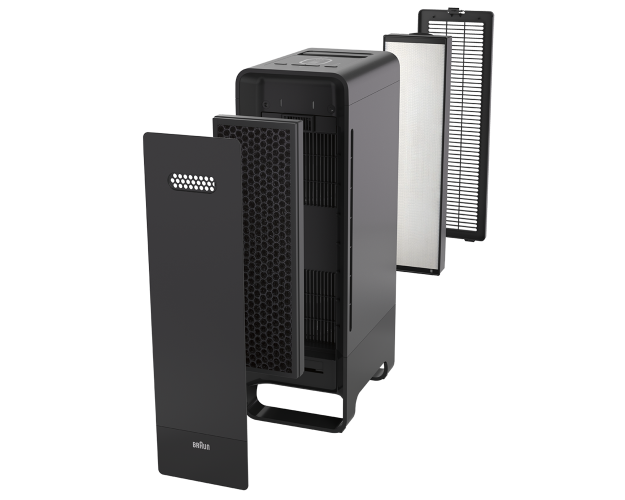 Braun Sensorair Black High Performance Air Purifier