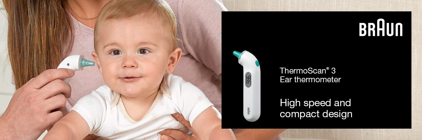ThermoScan® 3 Ear Thermometer - Braun Healthcare US